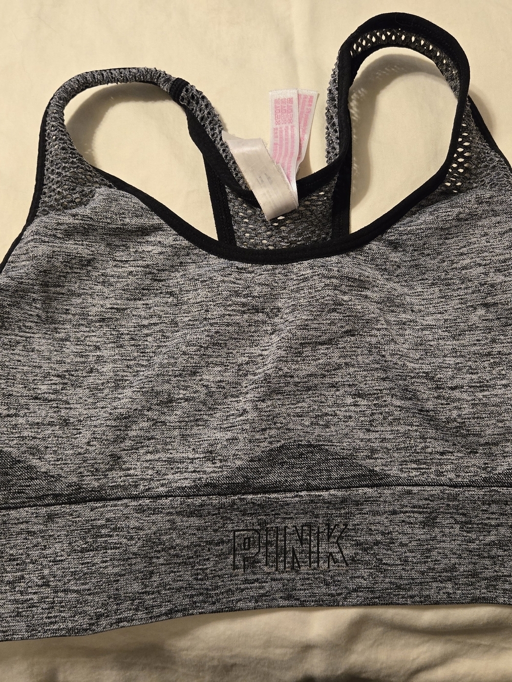 Victoria's Secret PINK Seamless Lightly Lined Gray Bra S
